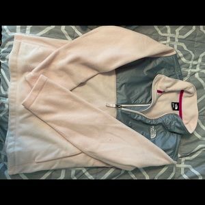 Girls North Face quarter zip